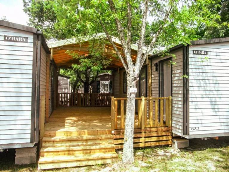 Mobilheim in Mézos f&uuml;r max. 12 Personen am Atlantik