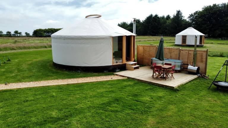 Luxury Glamping Yurts for an Outdoor Adventure in Carmarthenshire in Carmarthen