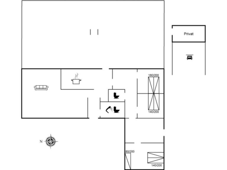 Ferienhaus in Fåborg Sogn, Bøjden f&uuml;r max. 7 Personen