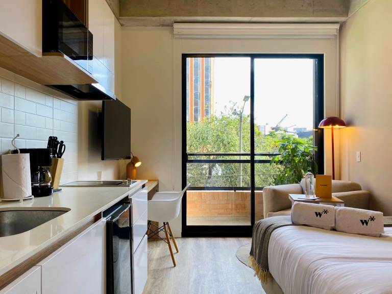 w Cozy Loft in Chapinero