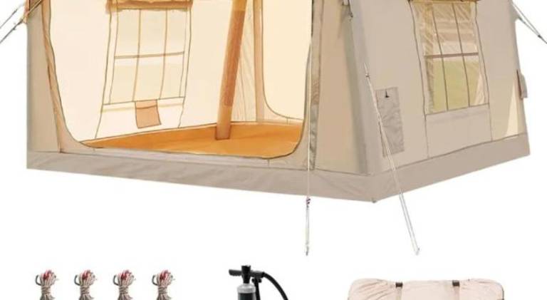 Tent with barbecue, yard & patio — photo 5