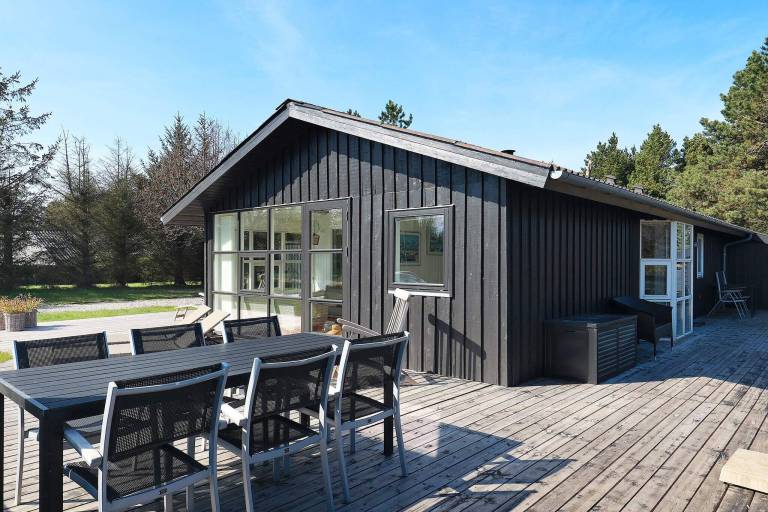 Ferienhaus mit Hund inHals, Bisnap  f&uuml;r max. 8 Personen