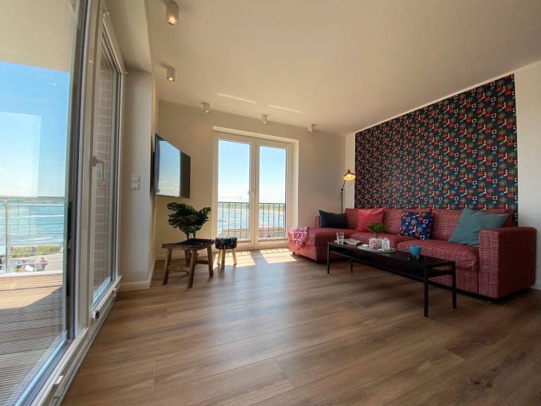 Meeresblick „ Fräulein Krabbe Haus 3 WE 40 in Hohwacht