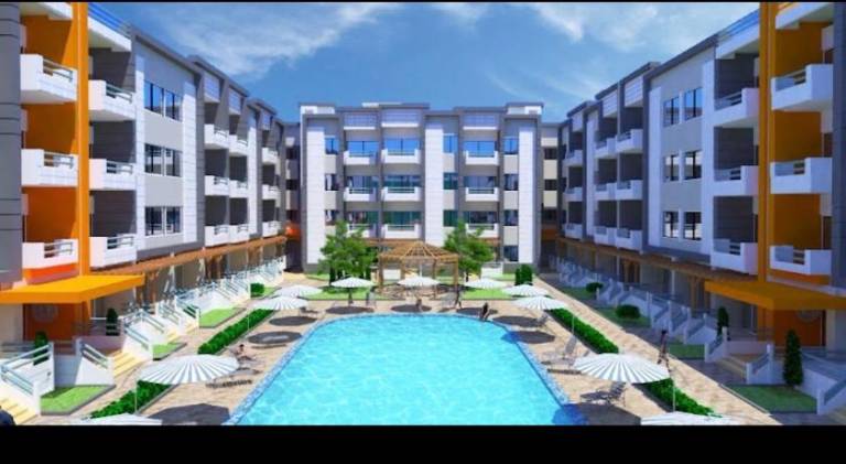 Serviced apartment with patio, yard & pool — photo 3