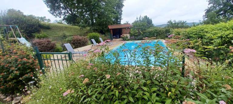 Vacation home with private pool, garden & patio | Pool view — photo 3