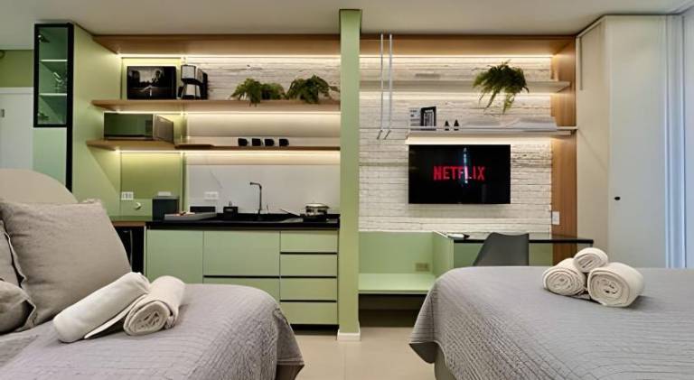 Rental apartment with pool in Curitiba