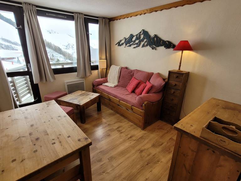 Jolie studio étage élevé · Ski aux pieds · Vue pistes — photo 2