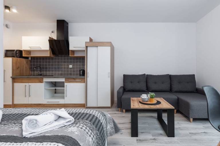 Child-friendly studio with fast internet & yard | Pets allowed in Swinoujscie