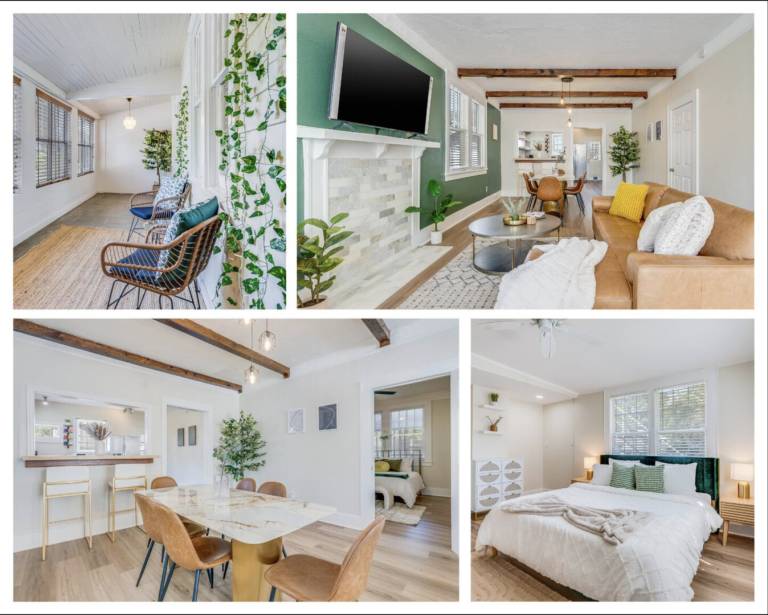 House with garden in Savannah, GA