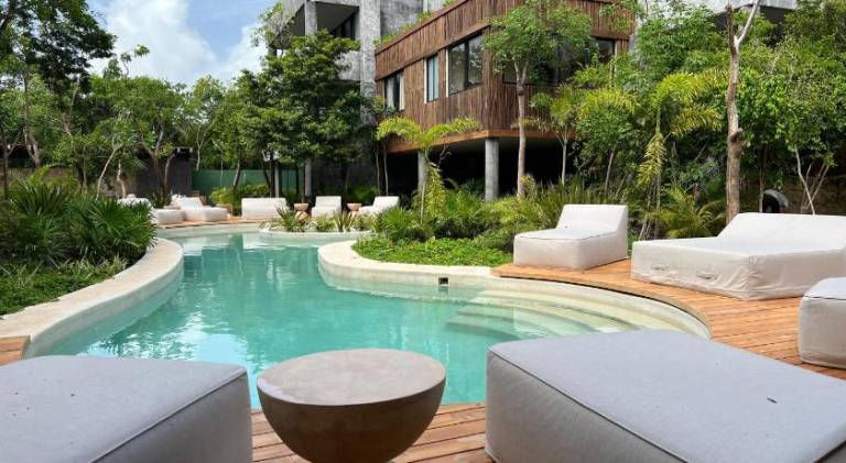 Holiday apartment with hot tub & pool in Tulum