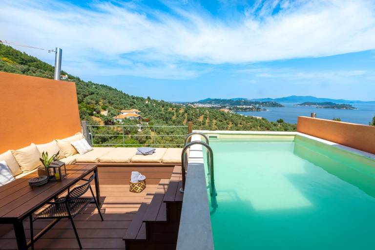 Luxury Skiathos Villa 2 Bedrooms Villa Kallisto Private Pool in Skiathos