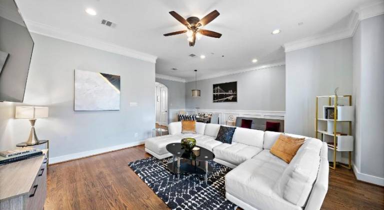 House with grill in Houston, TX