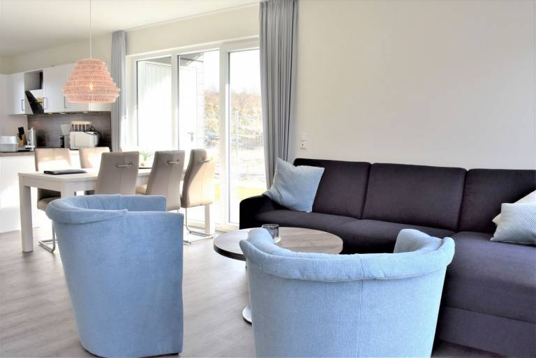 Modernes Ferienhaus, Sauna, Süd-Terrasse, Loggia mit Meerblick, Haustiere — photo 5
