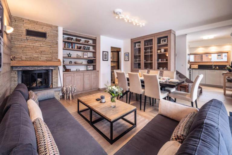 Holiday apartment with patio in Courchevel