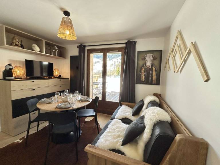 Rental apartment with 1 room for 4 persons in Combloux