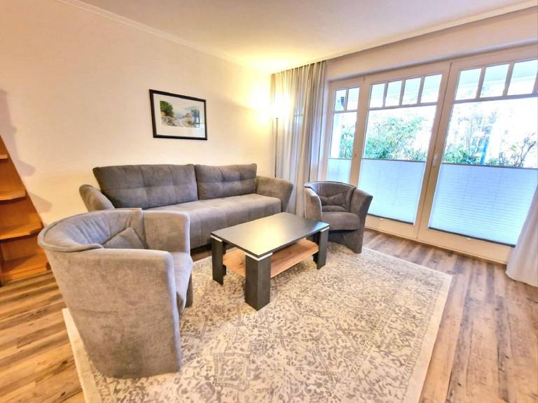 Komfort Ferienwohnung mit 1 Schlafzimmer und Terrasse im Erdgeschoss in Binz