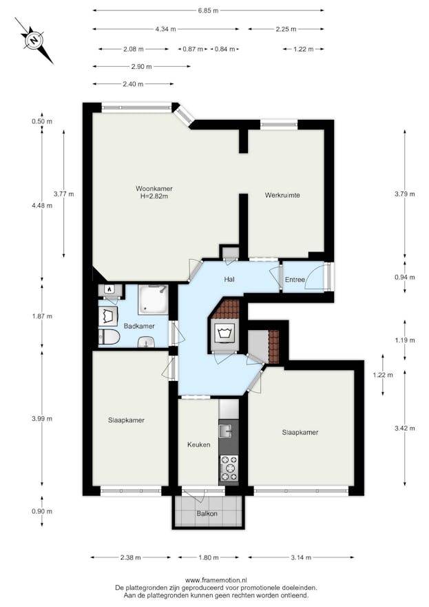 75 M² Appartement ∙ 2 Chambres ∙ 2 Personnes - Barendrecht