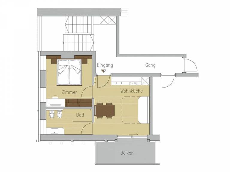 Ferienwohnung in Plaus für max. 4 Gäste