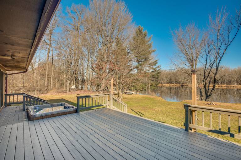Pet-Friendly Tomahawk Home: Deck & Private Hot Tub — photo 2