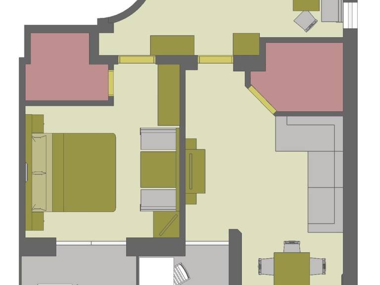 Ferienwohnung in Rabland, Plaus für max. 4 Personen