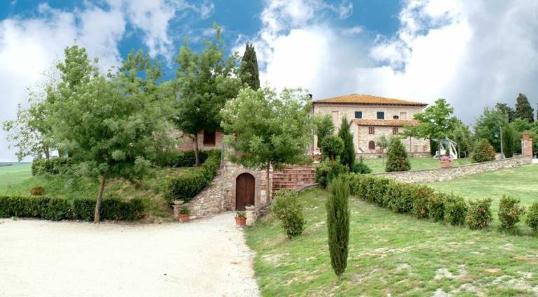 Bauernhof in Volterra, Toskana, Italien