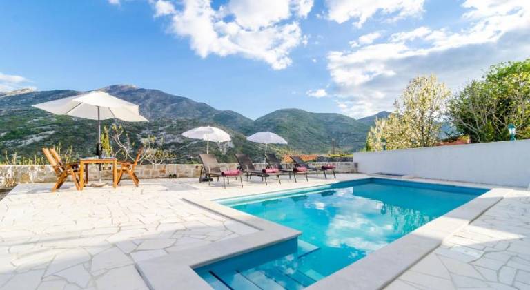 Vacation home with pool in Konavle