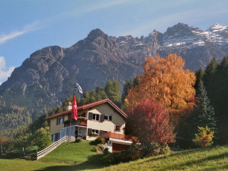 Ferienwohnung mit Hund in Scuol f&uuml;r max. 4 Personen