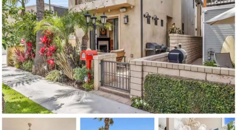 Beach Retreat- Walk to Beach, BBQ, Oceanview Rooftop & Firepit in Fountain Valley, CA