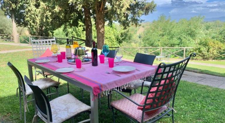 Rental apartment with pool in Palaia