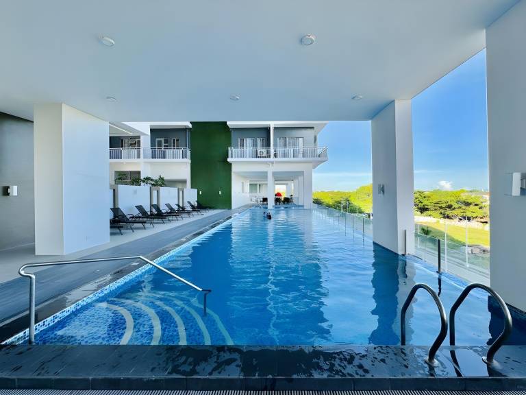 Apartment with garden, patio & pool in Iloilo
