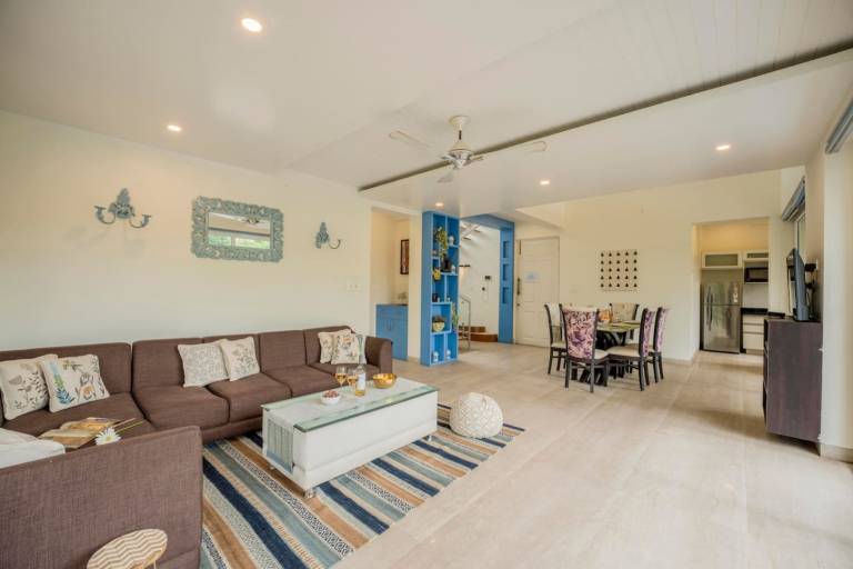 Sky Villas 3BR Apt with Pvt Pool in Candolim