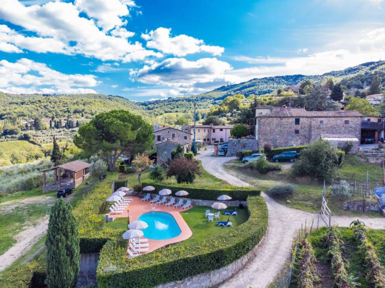 Ferienwohnung in Lucolena In Chianti, Dudda f&uuml;r max. 2 Personen, 