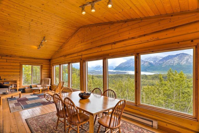 Cabin Glacier View