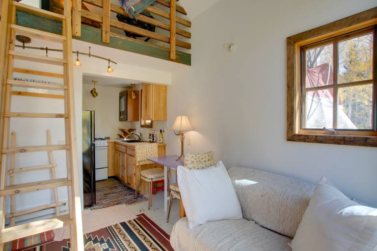 Colorful Cabin w/ Teepee, Fire Pits & Mtn Views! — photo 5