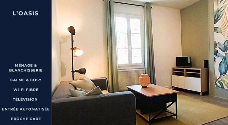 Rental apartment with 1 room for 2 persons in Tours