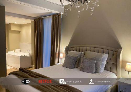 UN COCON EN VILLE chambre SPA chic et elegante