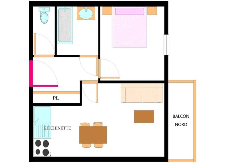 Appartement Lanslebourg-Mont-Cenis