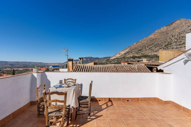 House with patio | City view in Granada
