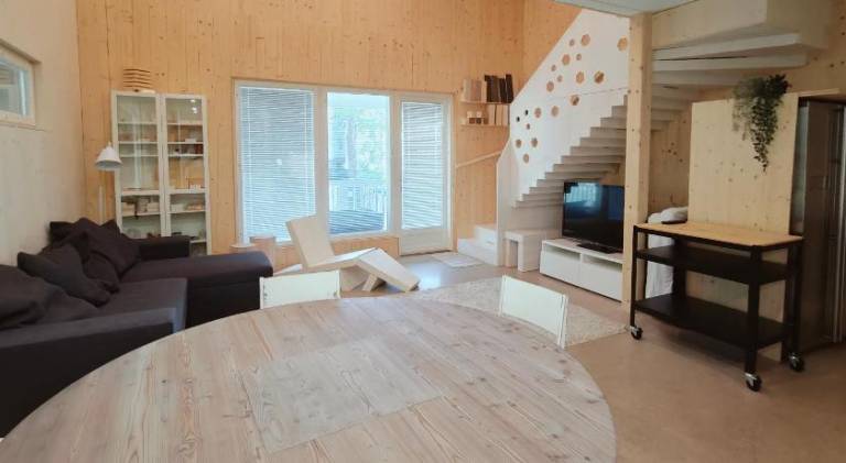 The other side of the CLT semi-detached house, with a separate SPA — photo 2