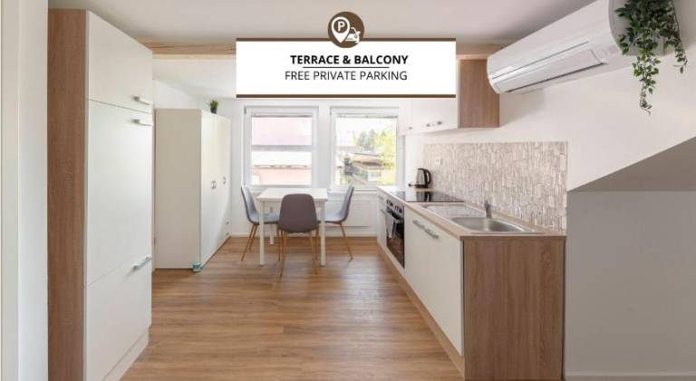 Apartment with terrace | Pets allowed in Ljubljana