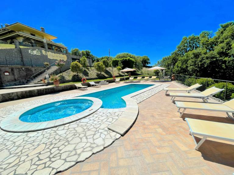 Villa with jacuzzi, patio & private pool | Pool view — photo 4