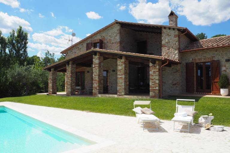 Villa 'San Venanzo – Casale De' Conti' with Pool, Wi-Fi, and Air Conditioning in San Venanzo