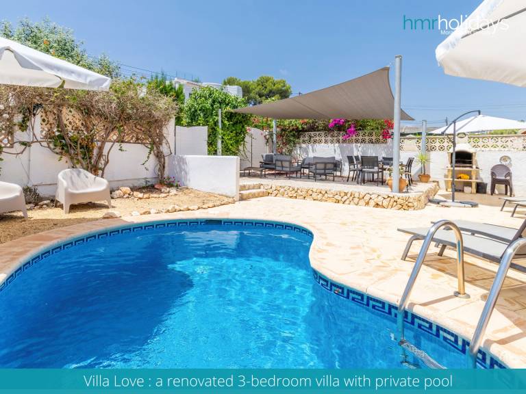 Villa with terrace, private pool & yard — photo 4