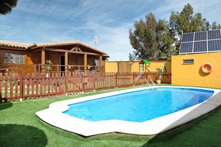 House with fast internet, private pool & garden | Garden view in Vejer de la Frontera