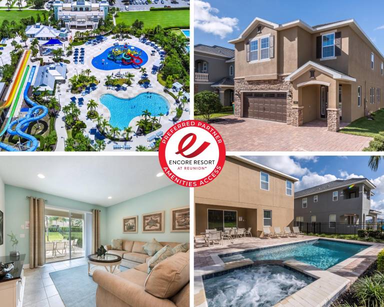 Inviting Home with Private Pool near Disney with Water Park & Resort Access at Encore Resort - 7498MR in Osceola, FL