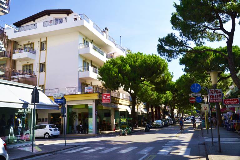 Holiday apartment with patio in Jesolo