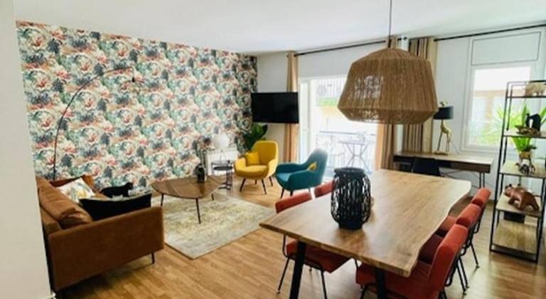 Stunning 2 bedroom Apartment with great design Sitges centre beach in Sitges