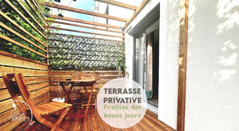 Luna Monkey, Chambre & Terrasse privee, Bourgoin Centre — photo 3