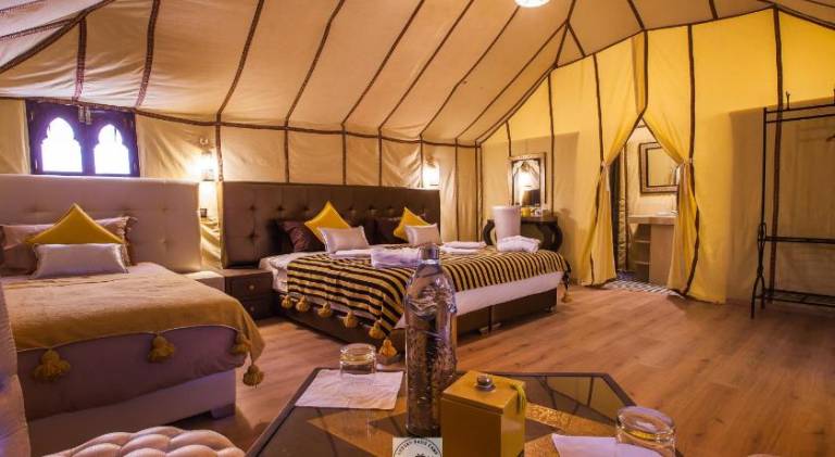 Luxury oasis camp in Merzouga