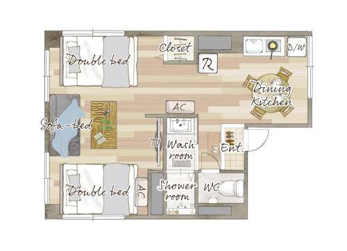 36 m² Ferienwohnung